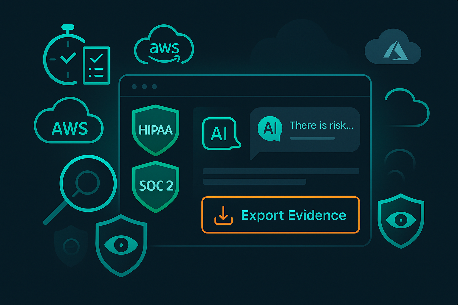 Modern healthcare technology dashboard